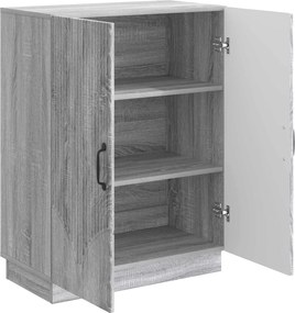 vidaXL Πλαϊνό γραφείο Γκρι Sonoma 66 x 34,5 x 87 εκ.