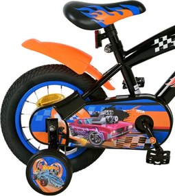 Hot Wheels 12 Inch 21,5 cm Boys Coaster Brake Black/Orange
