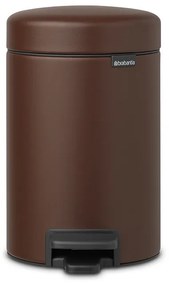 Brabantia Κάδος με πεντάλ 3L, Mineral Cosy Brown