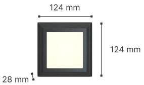 Πλαφονιέρα τοίχου it-Lighting George 802015-Gkri