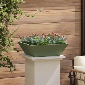 vidaXL Σετ Γλαστρών Κήπου 5 τμχ Μανταρινιάς 50x50x15 εκ Ατσάλι