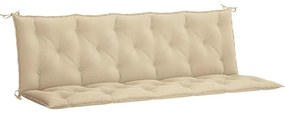 vidaXL Μαξιλάρι Πάγκου Κήπου Γκρι 180x(50+50)x7 εκ. Ύφασμα Oxford