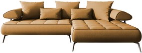 Γωνιακός καναπές Solido Mini-Moustardi-Δεξιά