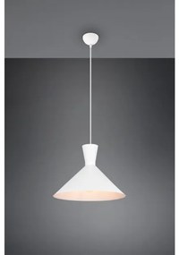Κρεμαστό Φωτιστικό Οροφής 1xΕ27 Φ35cm Enzo Trio Lighting-R30781931-Λευκό R30781931