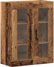 vidaXL Highboard 2 pcs Παλιό Ξύλο 69,5 x 34 x 180 εκ.