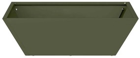 vidaXL Σετ Γλαστρών Κήπου 5 τμχ Μανταρινιάς 50x50x15 εκ Ατσάλι