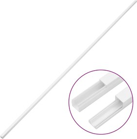vidaXL Κανάλι Καλωδίων 25 x 25 χιλ. 10 μ. από PVC