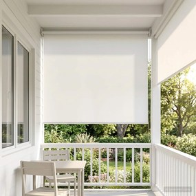 vidaXL Ρολό Κουρτίνα UV Προστασία Λευκό 140 x 140 cm Πολυεστέρας