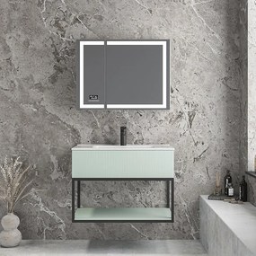 Furnibath S 81 - Βάση Επιπλου με Συρταρι και Ραφι 81x46 - 9100