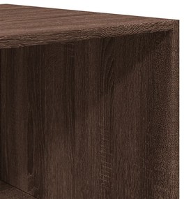 vidaXL Ντουλάπα Καφέ Δρυς 100x50x200 εκ. από Επεξεργασμένο Ξύλο