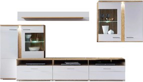 Lh-homefurniture Σύνθεση SPURT 340x54x197cm Φυσικό Golden craft+ Σαμπανί 36_SP