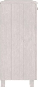 vidaXL Ντουλάπι HAMAR Λευκό 85 x 35 x 80 εκ. από Μασίφ Ξύλο Πεύκου