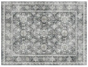 VEVOR Large Area Rug 8x10 ft Anti-Skid and Tear-Resistant Floor Mat Vintage Gray