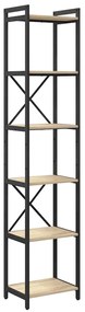 vidaXL Βιβλιοθήκη Sonoma Δρυς 40 x 30 x 188 εκ Επεξεργασμένο ξύλο