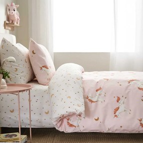 Σεντόνια Παιδικά Kelly (Σετ 3τμχ) Pink Vesta Home Μονό 170x260cm 100% Cotton