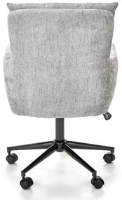 Καρέκλα γραφείου Houston 1262, Γκρι, 92x59x70cm, 13 kg, Με ρόδες, Με μπράτσα, Μηχανισμός καρέκλας: Κλίση | Epipla1.gr
