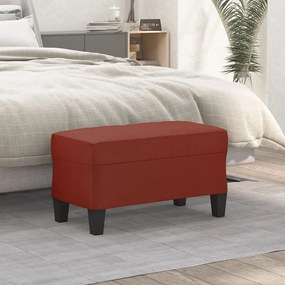 vidaXL Πάγκος Μπορντό 70x35x41 εκ. Υφασμάτινος