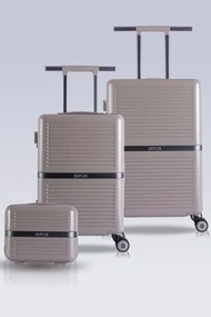 Stewehome Σετ 3 τεμαχίων βαλίτσες με θύρες φόρτισης USB και από πολυκαρβονικό