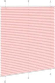 vidaXL Πλισέ περσίδα ροζ 120x150 cm Πλάτος υφάσματος 119,4 cm