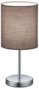 Φωτιστικό Επιτραπέζιο Jerry R50491011 1xE14 40W Φ13cm 28cm Grey RL Lighting Μέταλλο,Ύφασμα