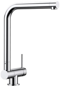 Blanco Laressa-F Chrome Μπαταρία Κουζίνας με Δεξί Πόμολο Σπαστή για Παράθυρο με Περιστρεφόμενο Ρουξούνι