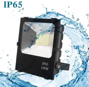 Προβολέας LED Αδιάβροχος 100W Διπλός IP65 Αλουμινίου