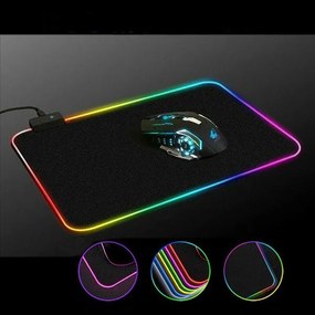 LED light mouse pad με 7 χρώματα LED-01