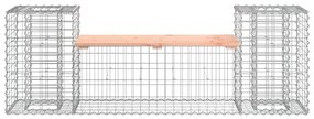 Παγκάκι Συρματοκιβώτιο 183x41x60,5 εκ. Μασίφ Ξύλο Ψευδοτσούγκας - Καφέ