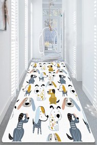 Χαλί Breeds Dog 908CHL2132 White-Multi Conceptum Hypnose 140X190cm