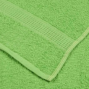 vidaXL Πετσέτες ντους 10 Τεμ. Πράσινο Μήλο 70x140 εκ. 360 γρ/μ² Βαμβ.
