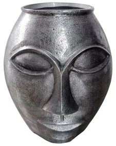 Βάζο Αλουμινίου Harga 022149 D23xH27cm Antique Silver Aluminium