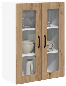 vidaXL Ραφιέρα τοίχου LUCCA Artisan Δρυς 60 x 31 x 80 εκ.