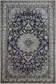 Χειροποίητο Χαλί Persian Nain Wool-Silk 156Χ251 156Χ251cm