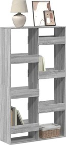 vidaXL Βιβλιοθήκη Γκρι Sonoma 100x33x175 εκ. από Επεξεργ. Ξύλο