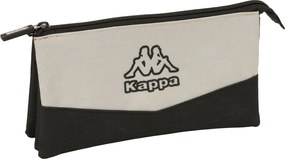 Κασετίνα Kappa Grey Μαύρο Γκρι 22 x 12 x 3 cm