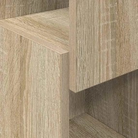 vidaXL Γωνιακό Ντουλάπι Δρύς Sonoma 25,5x25x80εκ Επεξεργασμένο ξύλο