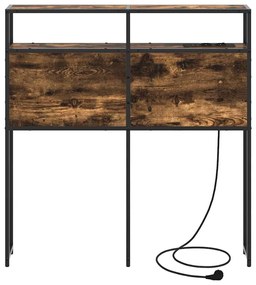 vidaXL Κεφαλάρι Αποθήκης Καπνιστή δρυς 75 cm Επεξεργασμένο ξύλο