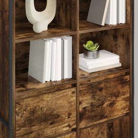 vidaXL Πλαϊνό γραφείο 2 pcs Καπνιστό Δρύς 81 x 36 x 150.5 εκ.