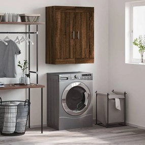 Ντουλάπι Τοίχου Καφέ Δρυς 69,5 x 34 x 90 εκ. από Επεξεργ. Ξύλο