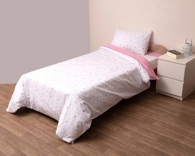 Σετ Σεντόνια Ημίδιπλα 180x265 Ίκαρος Ροζ