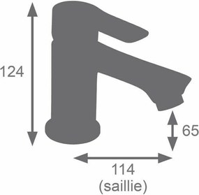 Μονή λαβή βρύση Edouard Rousseau