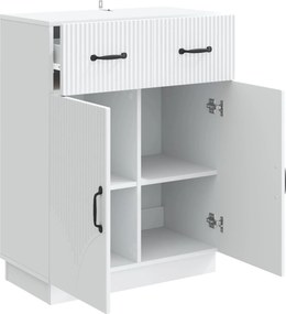 vidaXL Πλαϊνό γραφείο Λευκό 66 x 34,5 x 87 εκ. Επεξεργασμένο Ξύλο