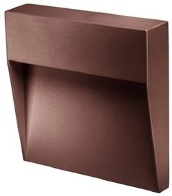 Απλίκα Φωτιστικό Τοίχου Led Corten Bilbao Squared BILBAO6CQ Bot Lighting-BILBAO6CQ-Καφέ BILBAO6CQ