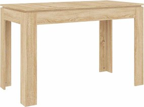 vidaXL Τραπεζαρία Sonoma Δρυς 120 x 60 x 76 εκ. από Επεξ. Ξύλο