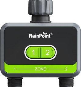 Ελεγκτής άρδευσης 2 ζωνών RainPoint με εφαρμογή