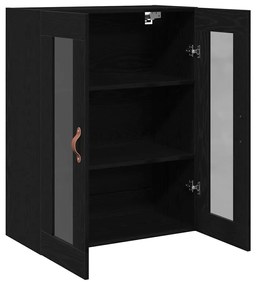 vidaXL Ντουλάπα τοίχου Επιτοίχιο Μαύρη δρυς 69.5 x 34 x 90 εκ.