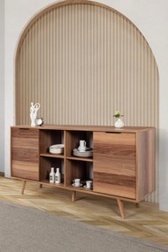 Κονσόλα Καρυδί PRAIGU 160x44x18