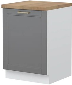 Επιδαπέδιο ντουλάπι Tahoma R-60-1K-Γραφίτης - 60.00Χ60.00Χ88.00cm