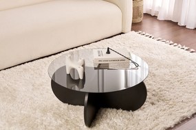 Coffee Table Aeris - Wood Black, Transparent Wood Black
Transparent