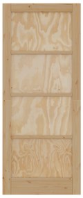 vidaXL Εσωτερική Πόρτα "ORKDAL" 83x202x4 εκ. Συμπαγής Ξύλινη Πόρτα Πεύκου